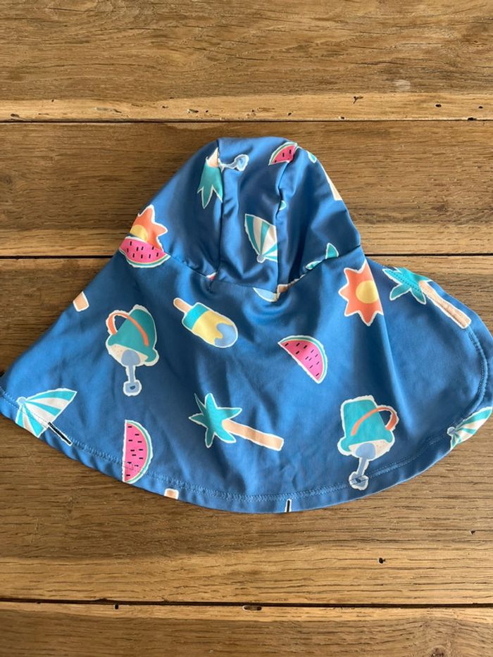 Chapeau/casquette bleue Zara - photo numéro 4