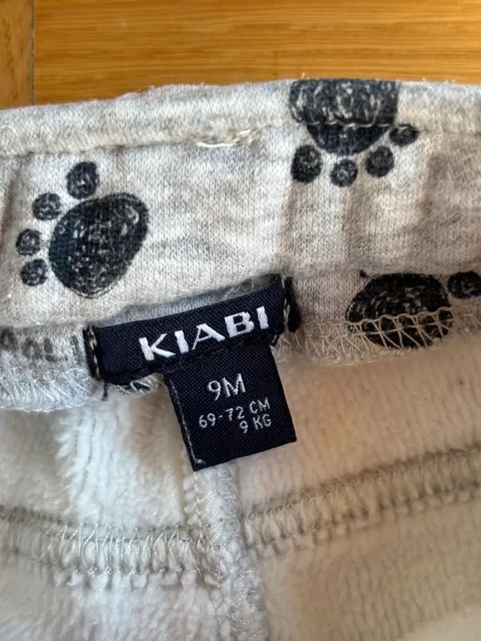 Pantalon chaud Kiabi 9 mois parfait état - photo numéro 4