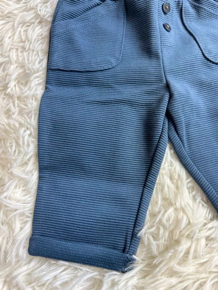 Ensemble bébé pull et pantalon obaibi taille 3 mois - photo numéro 2