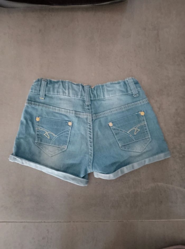 Short en jean - Fille - 8 ans - photo numéro 4