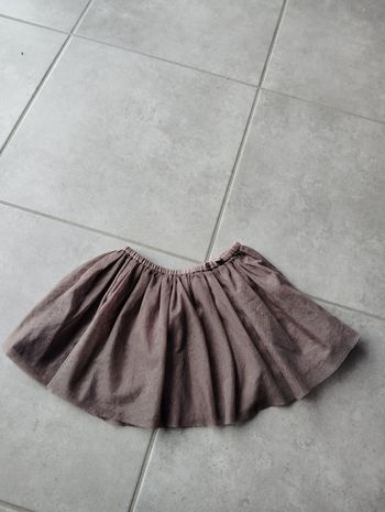 Jupe taupe