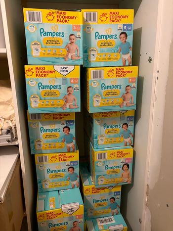 Couches Pampers prenium protection 