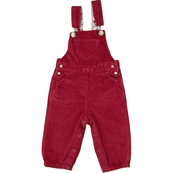 Salopette 3 mois en velours Petit Bateau