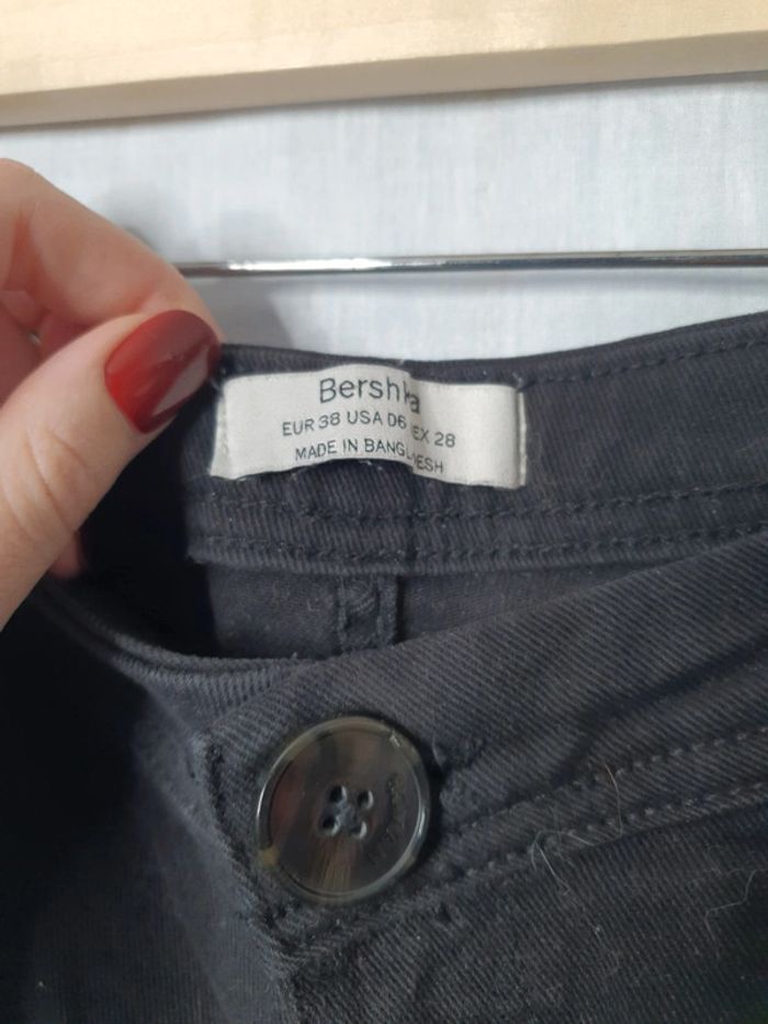 Jean flare noir bershka - photo numéro 3