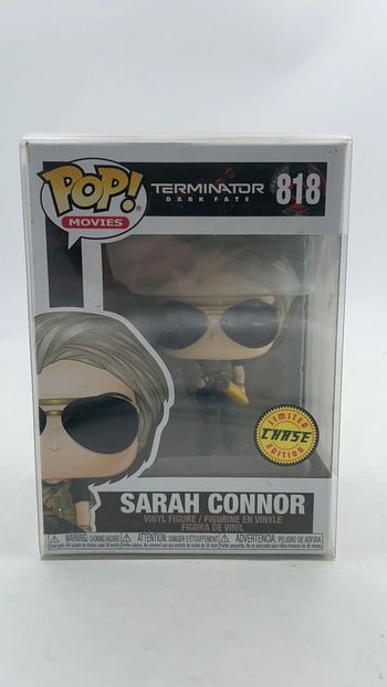 Figurine Funko Pop Movies Terminator Dark Fate Sarah Connor Chase édition N•818