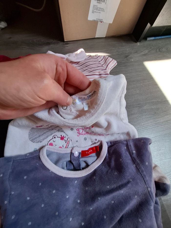 Lot 6 Pyjamas velours - photo numéro 3