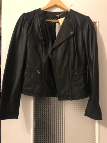 Veste en véritable cuir