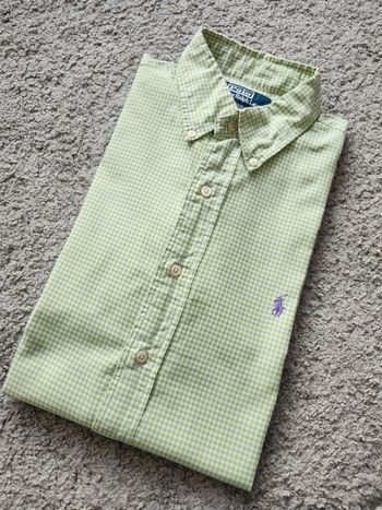 Chemise manche longue Ralph lauren verte taille 42