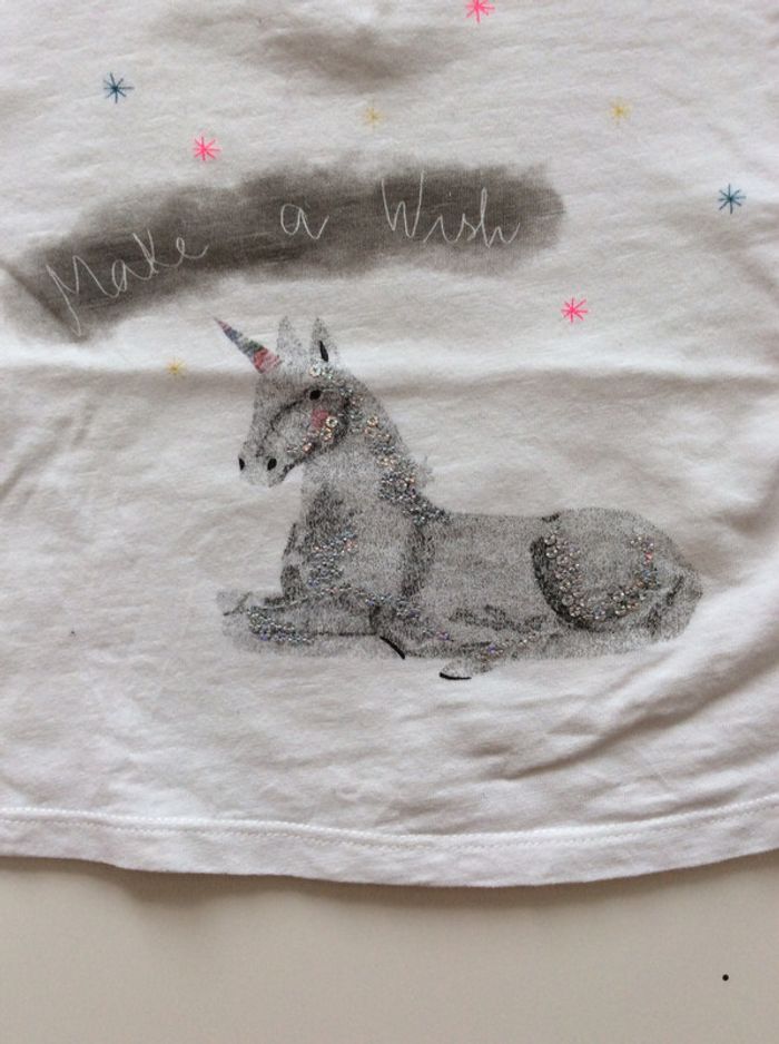 T shirt ML licorne - photo numéro 4