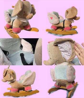 🐘 Éléphants à bascule NATTOU – 20 € seulement !