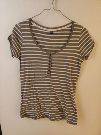 Tee shirt marinière femme taille S