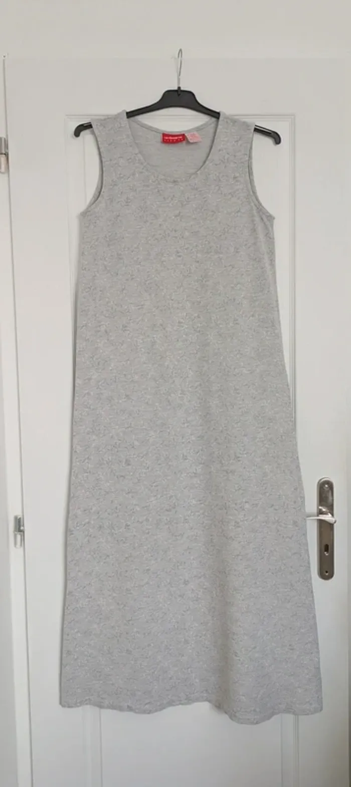 Robe d'été grise longue  - Liz Claiborne - taille M
