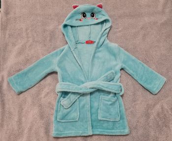 Peignoir bleu enfant 2 ans