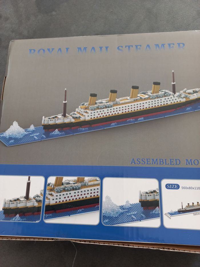 Construction bateau titanic bricks mini blocks briques 1850 pieces - photo numéro 4