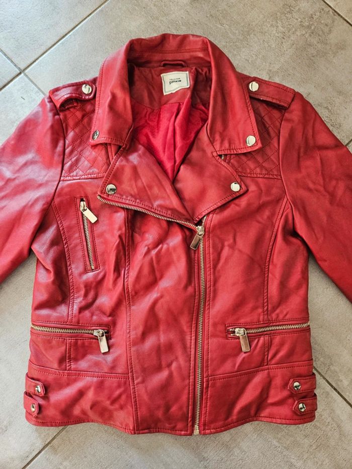 Veste simili cuir pimki taille 40 - photo numéro 2