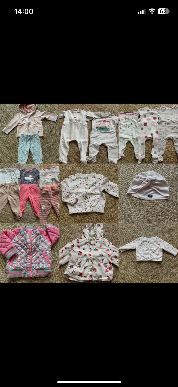 Lot vêtements 9 mois sergent major TAO