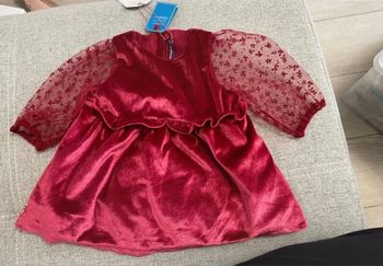 Robe rouge 3 mois Sergent Major neuf