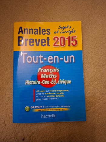 Annales brevet tout en un