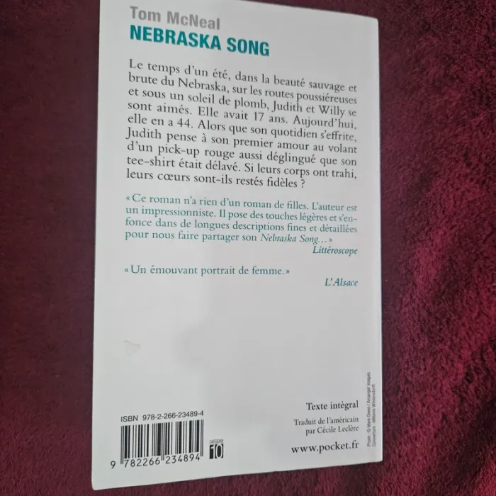 Livre nebraska song - photo numéro 2