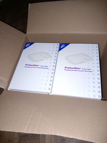 Lot de 3 boîtes Protectfilm Pansements transparents stériles 10x12cm (30 pcs)