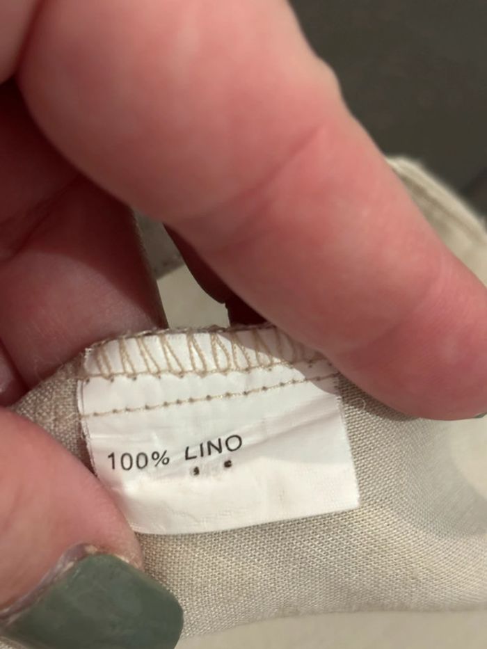 Pantacourt en lin taille XXL - photo numéro 8