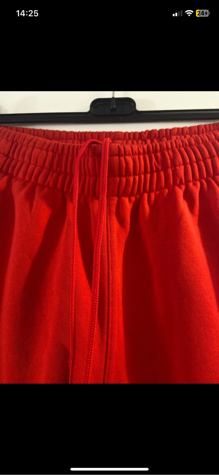 Jogging rouge Adidas - photo numéro 5