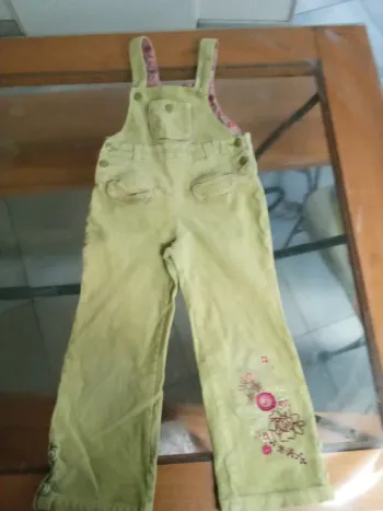 Salopette velour 5 ans