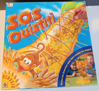 Mattel Games SOS Ouistiti Jeu De Société et D'Adresse Familial Pour Enfants 5+