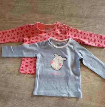 Lot de 2 maillots manches longues