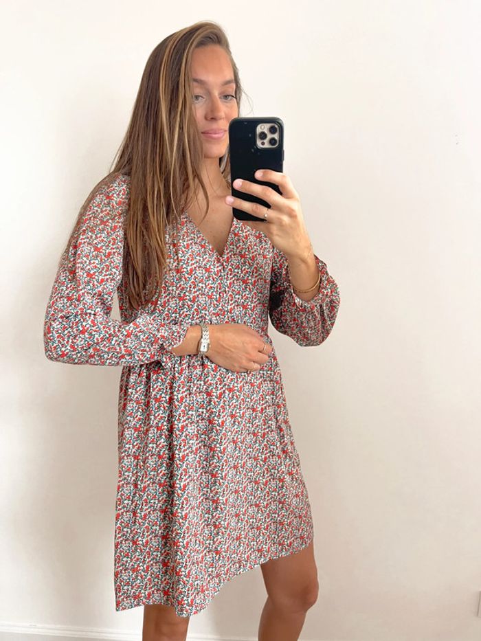 🌟 Robe manches longues à fleurs - photo numéro 8