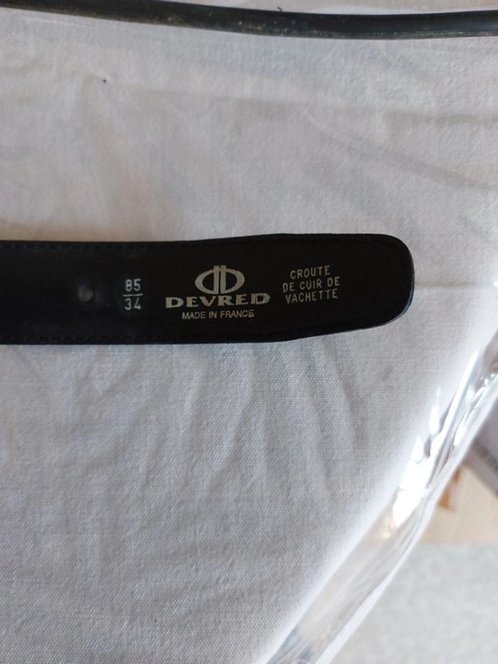 Ceinture devred croûte de cuir 85 cm - photo numéro 5
