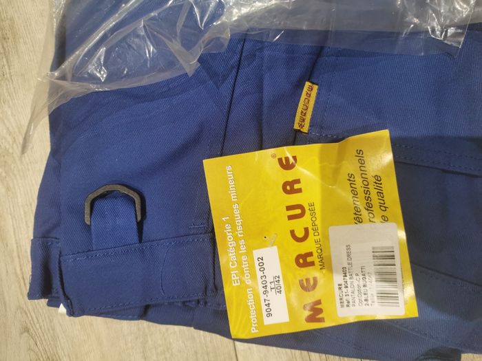 Pantalon bleu de travail - photo numéro 3