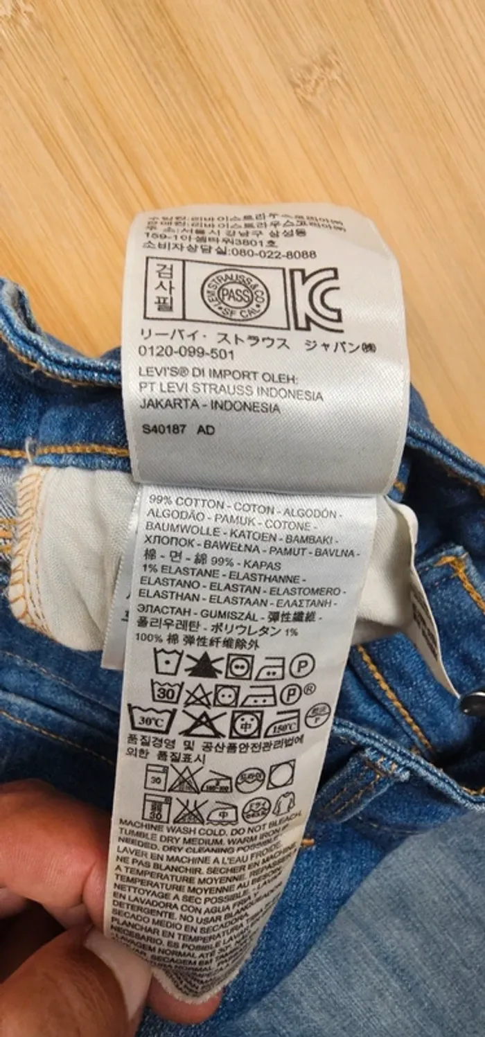 Levi's demi curve mid rise skinny T:36 W27 L32 +patch offert - photo numéro 9