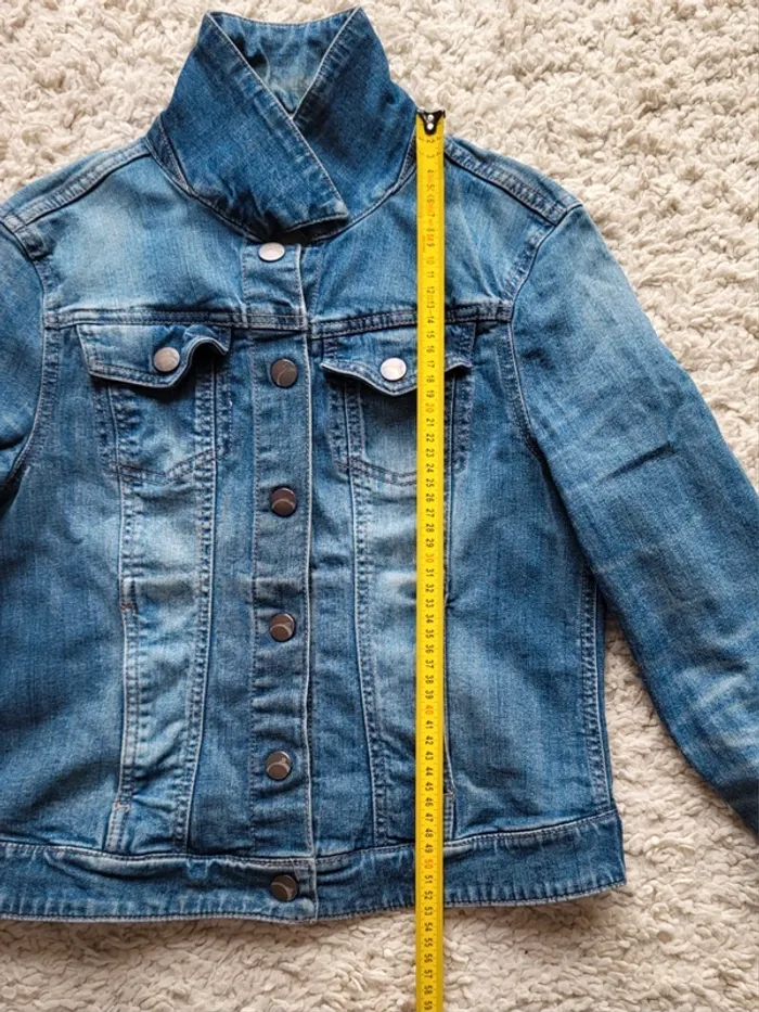 Veste en jean bleue claire Camaïeu Taille 36 - photo numéro 14