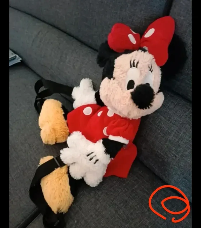 Sac à dos peluche Minnie