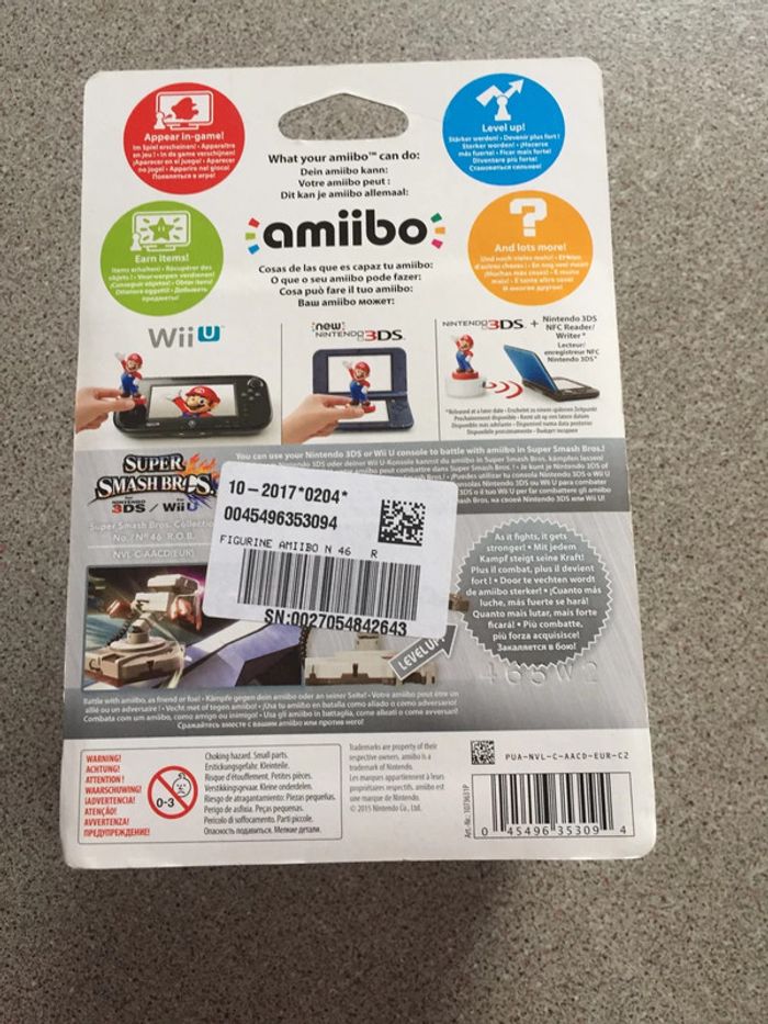 Figurine Nintendo amiibo Super Smash Bros R O B no 46 Neuve - photo numéro 4