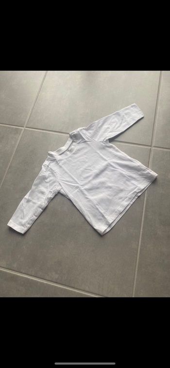 Tee shirt manches longues Coton organic mixte 6 mois