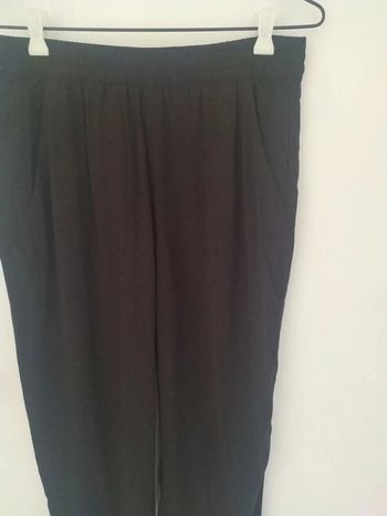 Pantalon léger d'été noir H&M Taille 36 Neuf