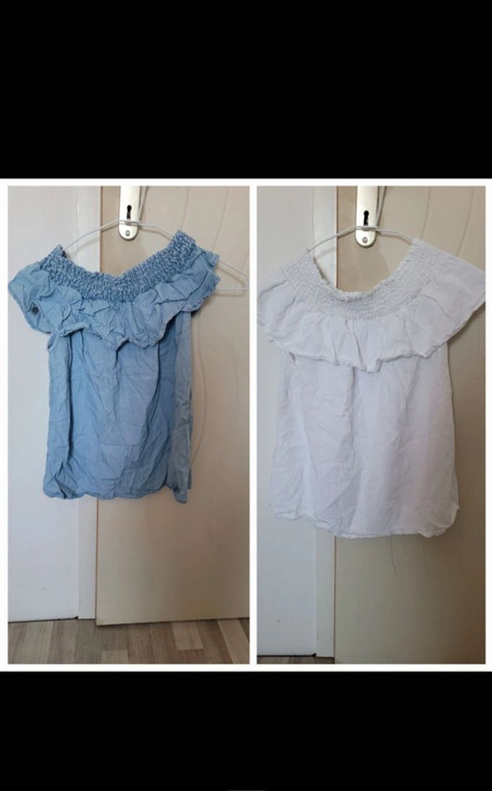 Lot de 2 tops S