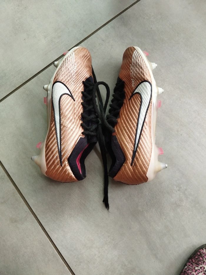 Chaussures foot Nike zoom Mercurial vapor 15 elite Qatar 38 - photo numéro 4