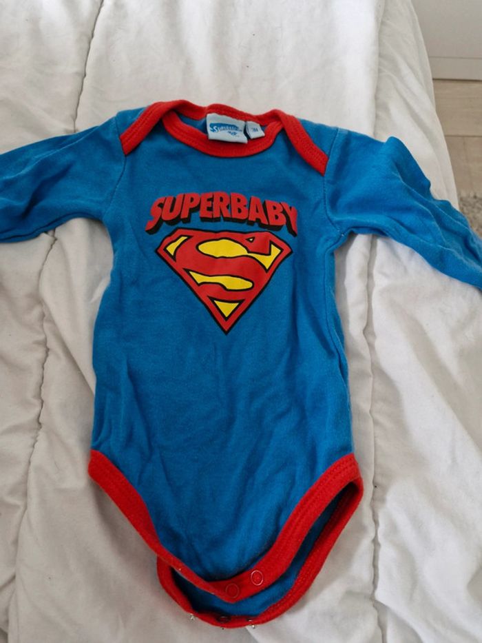 Body garcon superman 3 mois