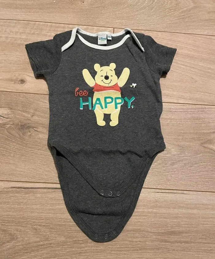 Lot 3 bodies manches courtes Disney Baby 36mois - photo numéro 2