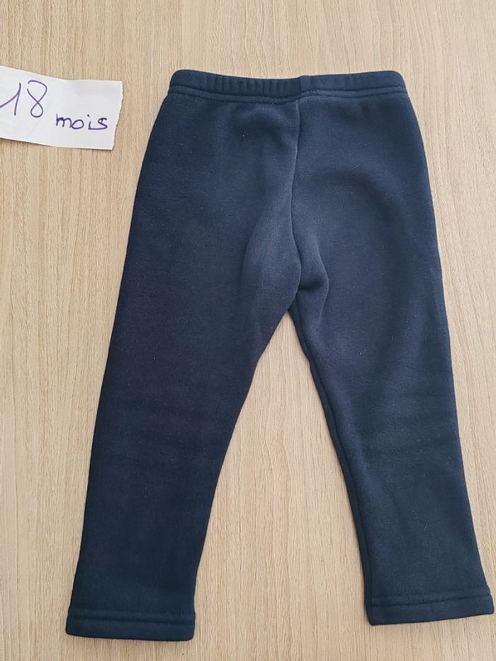 Pantalon bleu marine fourré - photo numéro 2