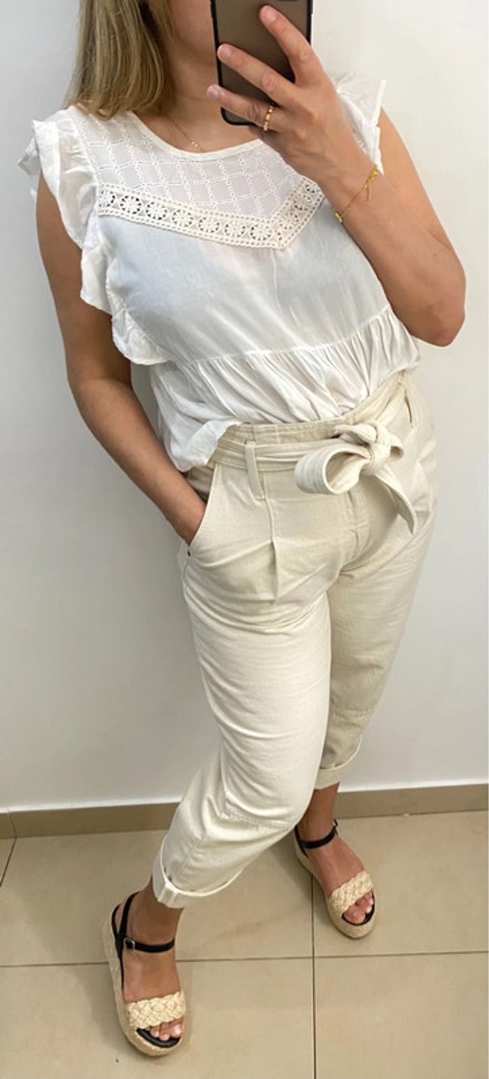 Blouse avec volant - photo numéro 8