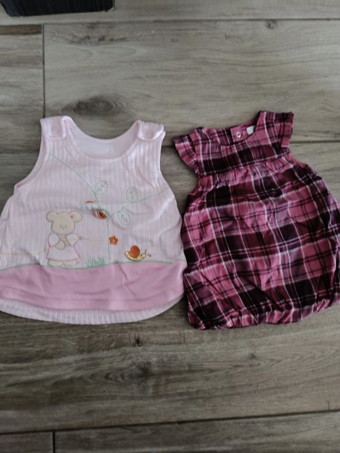 Lot de 2 robes fille 3 mois dont 1 kitchoun