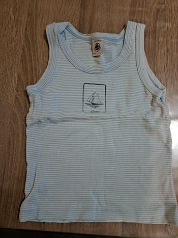 Débardeur bleu ciel Petit bateau 2 ans - 86 cm