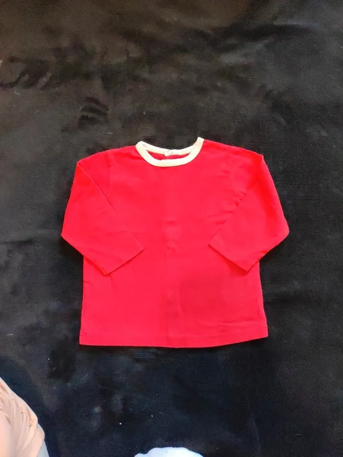 Lot 11 t-shirt manches longues 6 mois - photo numéro 10