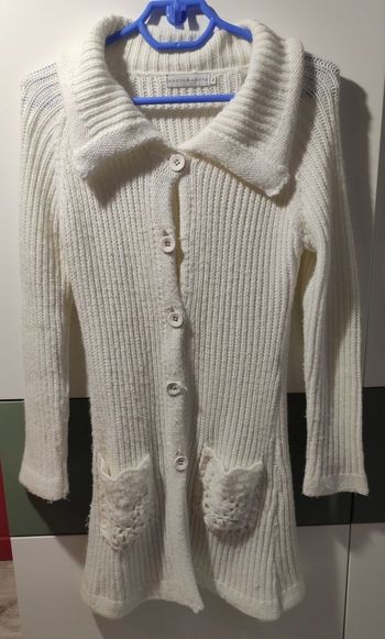 Gilet long blanc