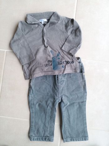 Ensemble pantalon polo