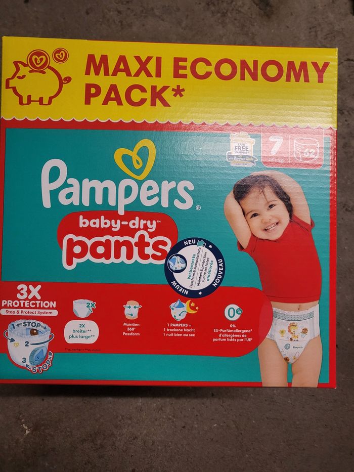 Pampers pants taille 7
